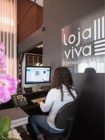 Atendimento no showroom