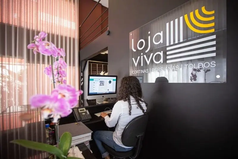 Recepção da loja Loja Viva em Pinheiros