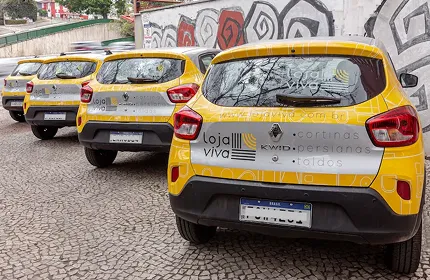 Frota de atendimento Loja Viva